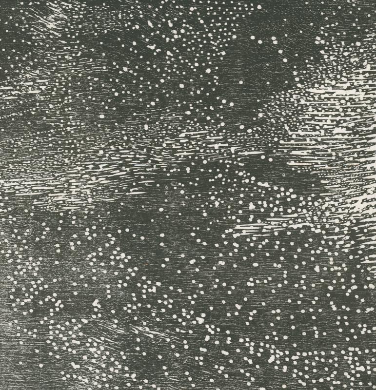 mOOn, xylographie, 23.5x23m, 2019